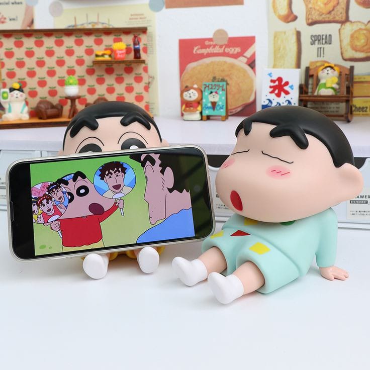 Cute Shinchan Mobile Holder