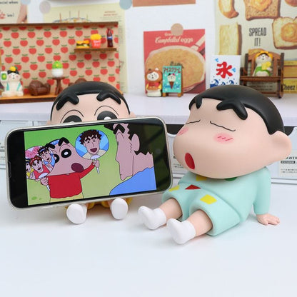 Cute Shinchan Mobile Holder